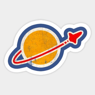 Classic Spaceman // 80s Vintage Sticker